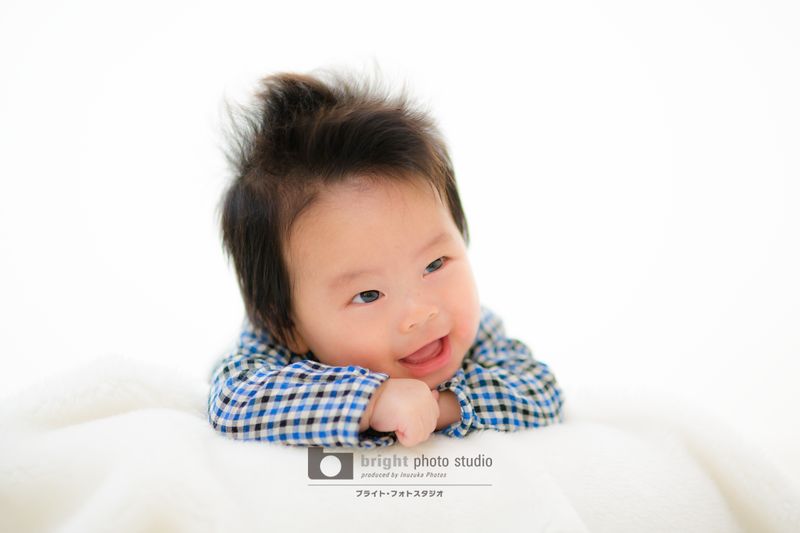 西宮市甲子園写真館フォトスタジオお宮参り赤ちゃんnewborn
