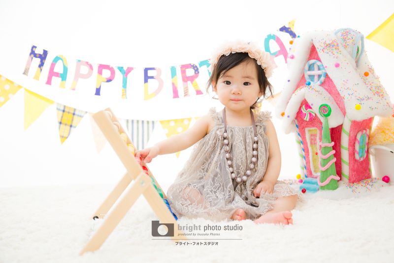 西宮市甲子園写真館フォトスタジオお誕生日記念