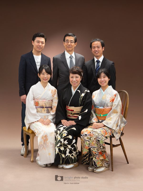 西宮市甲子園写真館フォトスタジオ家族写真記念写真
