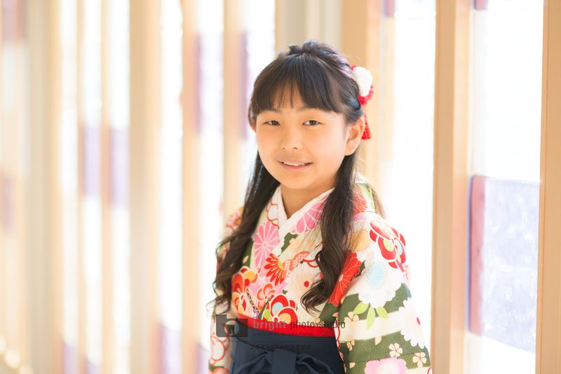 西宮市甲子園写真館フォトスタジオ卒業式卒袴